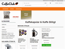 Tablet Screenshot of coffeclub.se